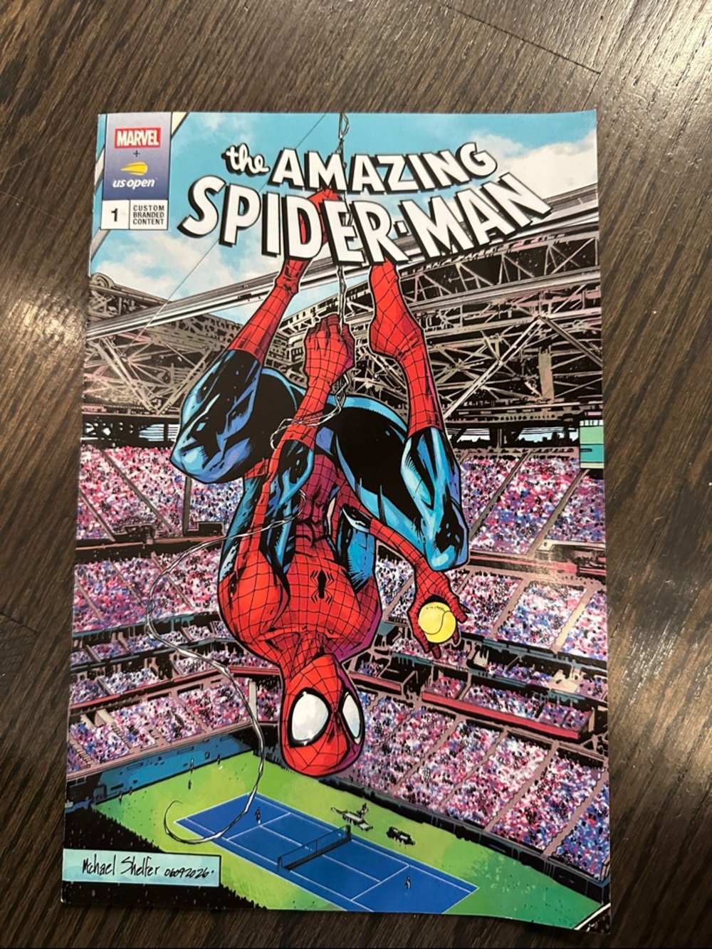 Marvel The Amazing Spider-Man Comic Cover - Red, Blue, Black